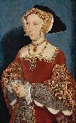 Hans holbein the younger Portrait of Jane Seymour, oil on canvas